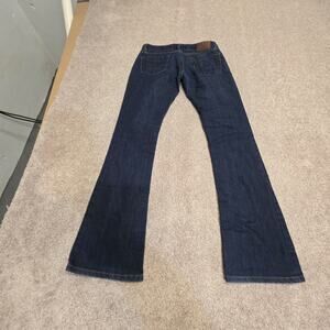 BKE Buckle Sabrina Bootcut Jeans Womens 25x31 Dark Wash Low Rise Stretch Denim1